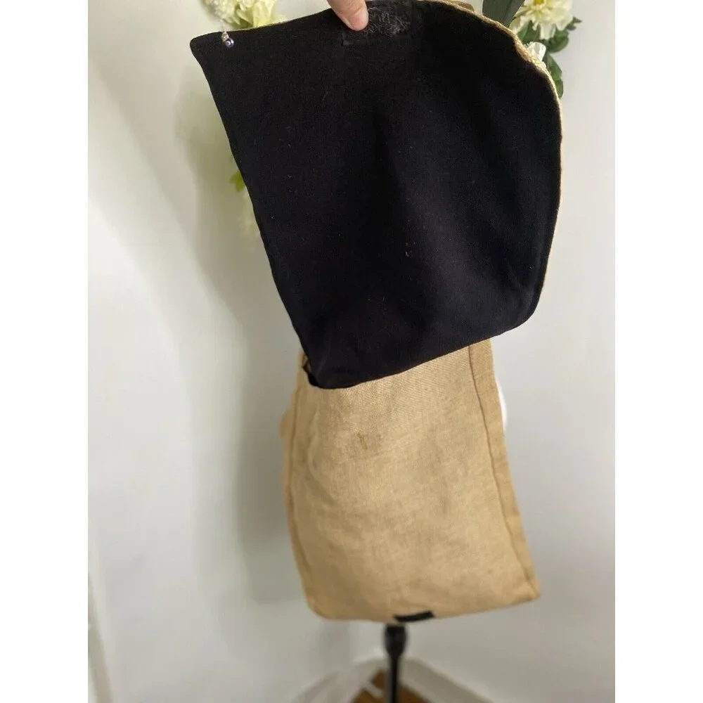 Guatever Guatemala Print Tote Bag Organic‎ Jute Shoulder Bag Made of Coffee Bag